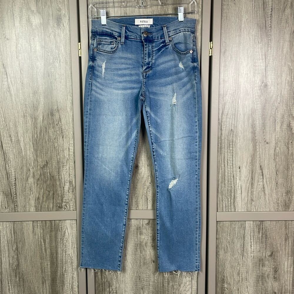 New! Pistola Drea Cigarette Straight Jeans Women's 27